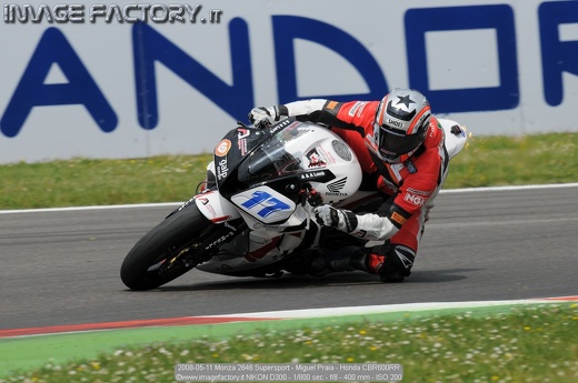2008-05-11 Monza 2646 Supersport - Miguel Praia - Honda CBR600RR